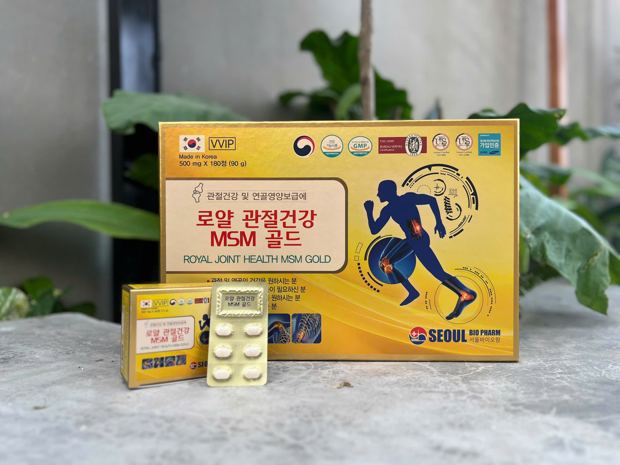 Thực phẩm bảo vệ sức khỏe Royal Joint Health MSM Gold Thực phẩm bảo vệ sức khỏe Royal Joint Health MSM Gold